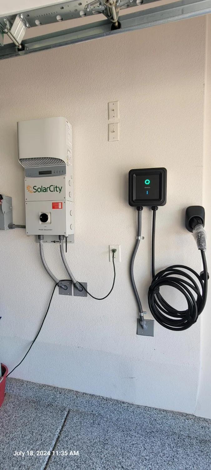 Instalación de cargador EV